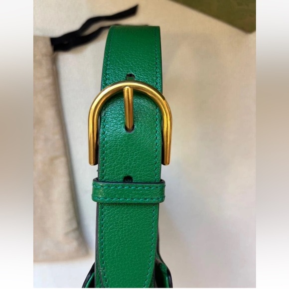 Gucci Vibrant Green Leather Shoulder Bag - Picture 4 of 8